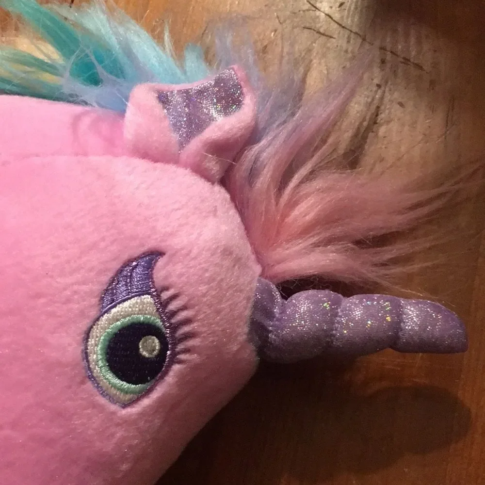 Build-A-Bear Pink Sparkly Fairy Unicorn Plush Toy